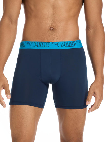 Puma Mens 5 Pack Performance Boxer Briefs, Black/Grey/Navy/Bright, Medium 🍁 All In One Marketplace Canada