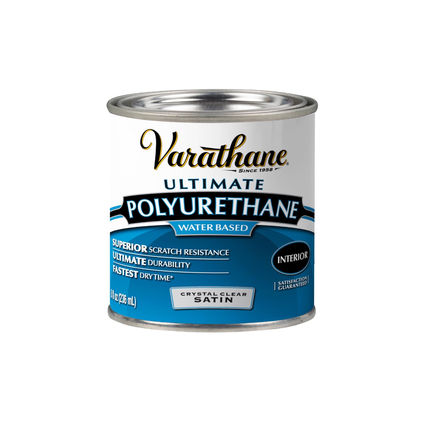 Varathane Diamond Wood Finish in Satin Clear, 236 ml (Pack of 1)(Packaging May Vary) Varathane
