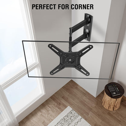 ELIVED Full Motion TV Monitor Wall Mount for Most 14-42 Inch LED LCD Flat Screen TVs & Monitors, Swivel Tilt Extension Rotation TV Mount Bracket Max VESA 200x200mm, up to 44 lbs