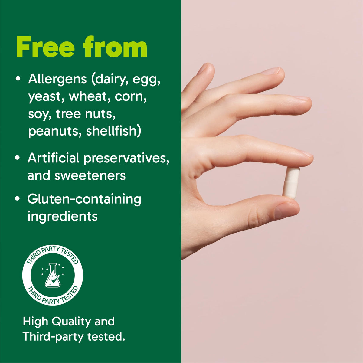 Organika Canadian-Made Enhanced Collagen Pure Beauty Tablets - Combination of Collagen (2600mg), Biotin (125mcg), Hyaluronic Acid, Vitamin C, Zinc, and Silica- 120tabs