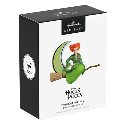 Ornement Halloween Hallmark Keepsake 2025, Disney Hocus Pocus « Tonight We Fly! », décorations d'Halloween