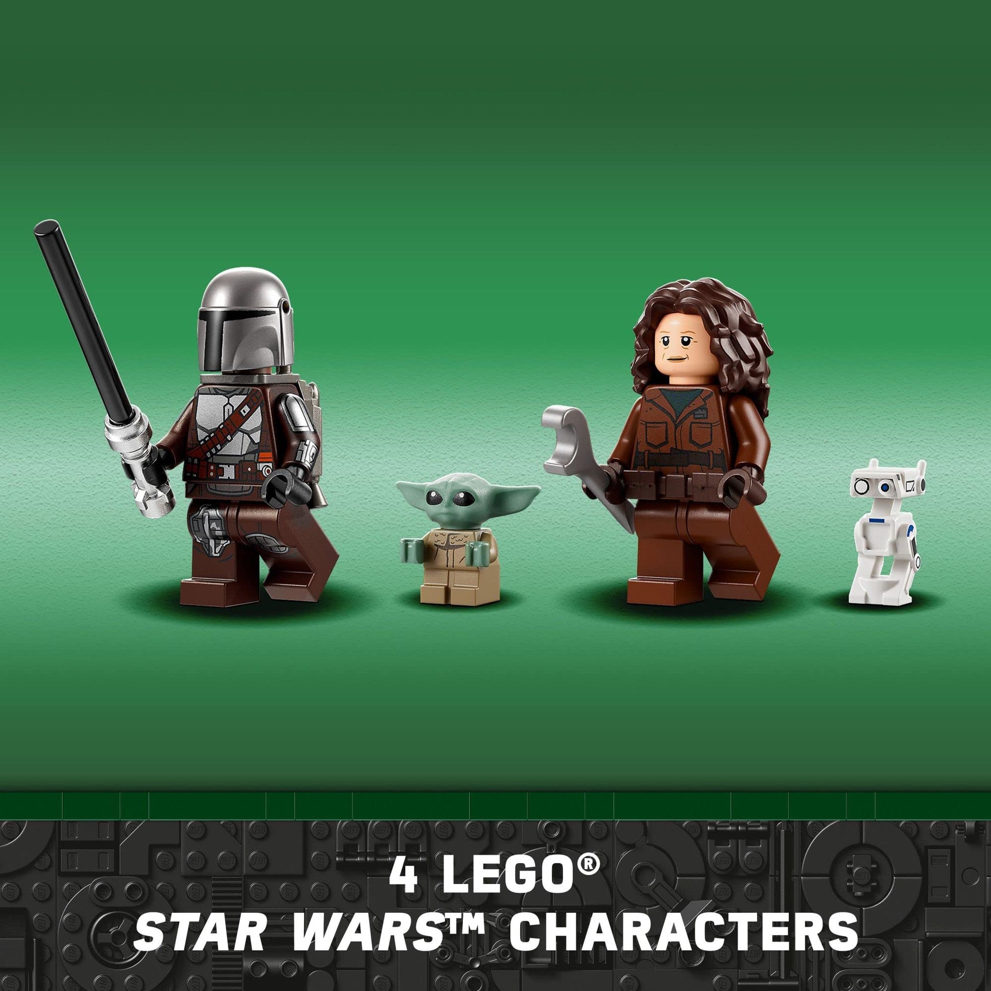 LEGO Star Wars The Mandalorian's N-1 Starfighter 75325 Building Set - The Book of Boba Fett, Featuring Baby Yoda Grogu and Droid Toy Figures, Birthday Gift idea for Kids, Boys & Girls Ages 9+ LEGO
