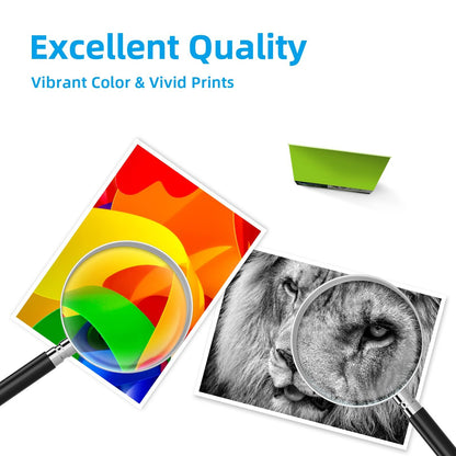High Yield 63 Black/Tri-Color Ink,Compatible for HP 63 63XL Ink Cartridge Combo Pack, Work for Envy 4520 4522 3634 OfficeJet 3830 4650 5252 5258 DeskJet 3636 1111 3630 1112 3637 Printer