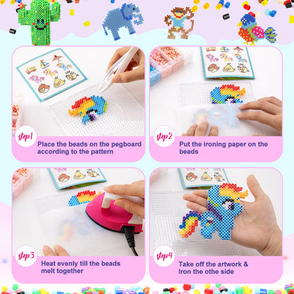 Meland Fuse Beads Kit, 36 Colors 11000 Melting Beads DIY Craft Set for Kids 🍁 All In One Marketplace Canada