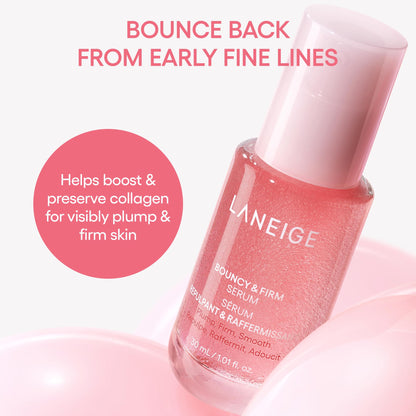 LANEIGE Bouncy & Firm Serum: Korean Slow Aging Collagen Serum with Peptides for Plumping, Firming, & Hydrating - Available at All In One Marketplace Canada