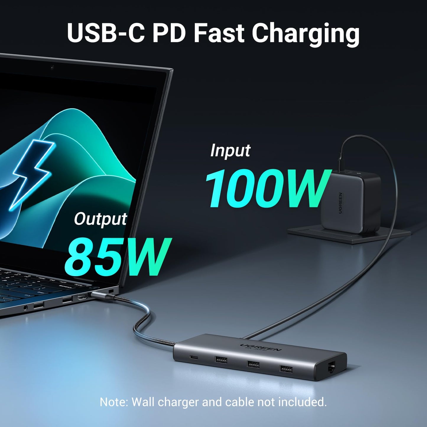 UGREEN 10 in 1 Docking Station for Laptop Dual Monitor, Revodok Pro 210 with Single 8K@30Hz, Dual 4K@60Hz, 100W PD, 1Gbps Ethernet, SD/TF, 5Gbps USB, USB C Hub for MacBook Air/Pro, ASUS, HP, XPS13&15