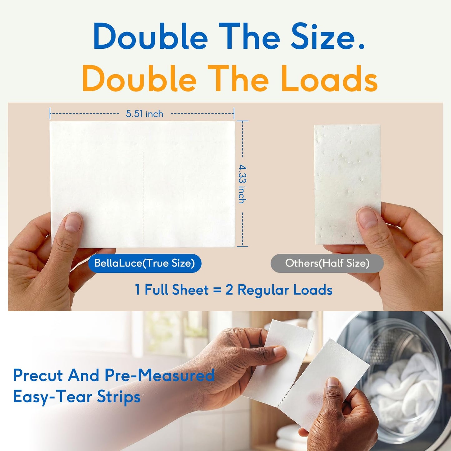 Laundry Detergent Sheets (240 Loads) - Space-Saving, Hypoallergenic,Travel-Friendly,Deep Cleaning, Fresh Linen Scent, Plastic-Free, Eco-Conscious, Paraben-Free, No Mess, Fast Dissolve - Available at All In One Marketplace Canada