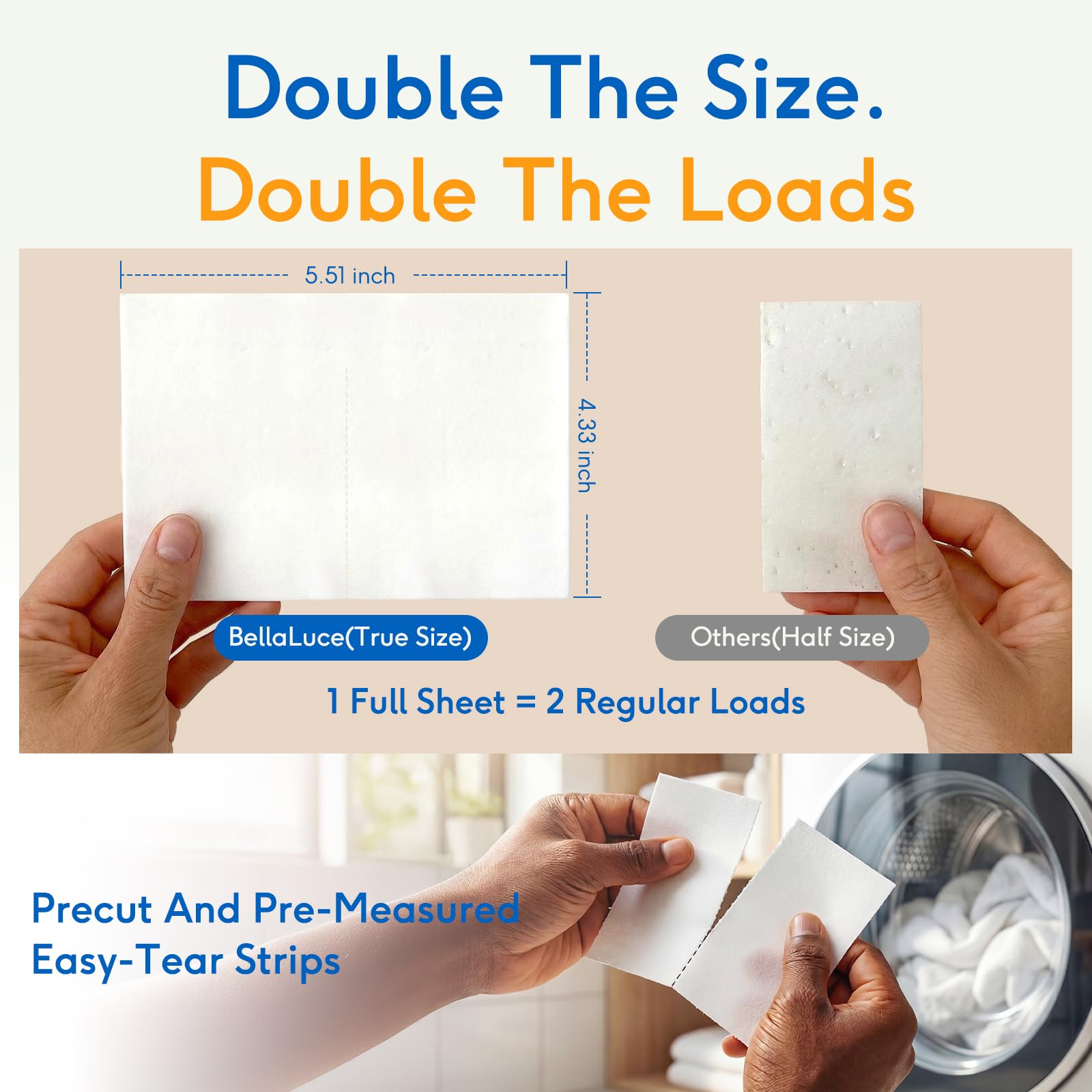 Laundry Detergent Sheets (240 Loads) - Space-Saving, Hypoallergenic,Travel-Friendly,Deep Cleaning, Fresh Linen Scent, Plastic-Free, Eco-Conscious, Paraben-Free, No Mess, Fast Dissolve - Available at All In One Marketplace Canada