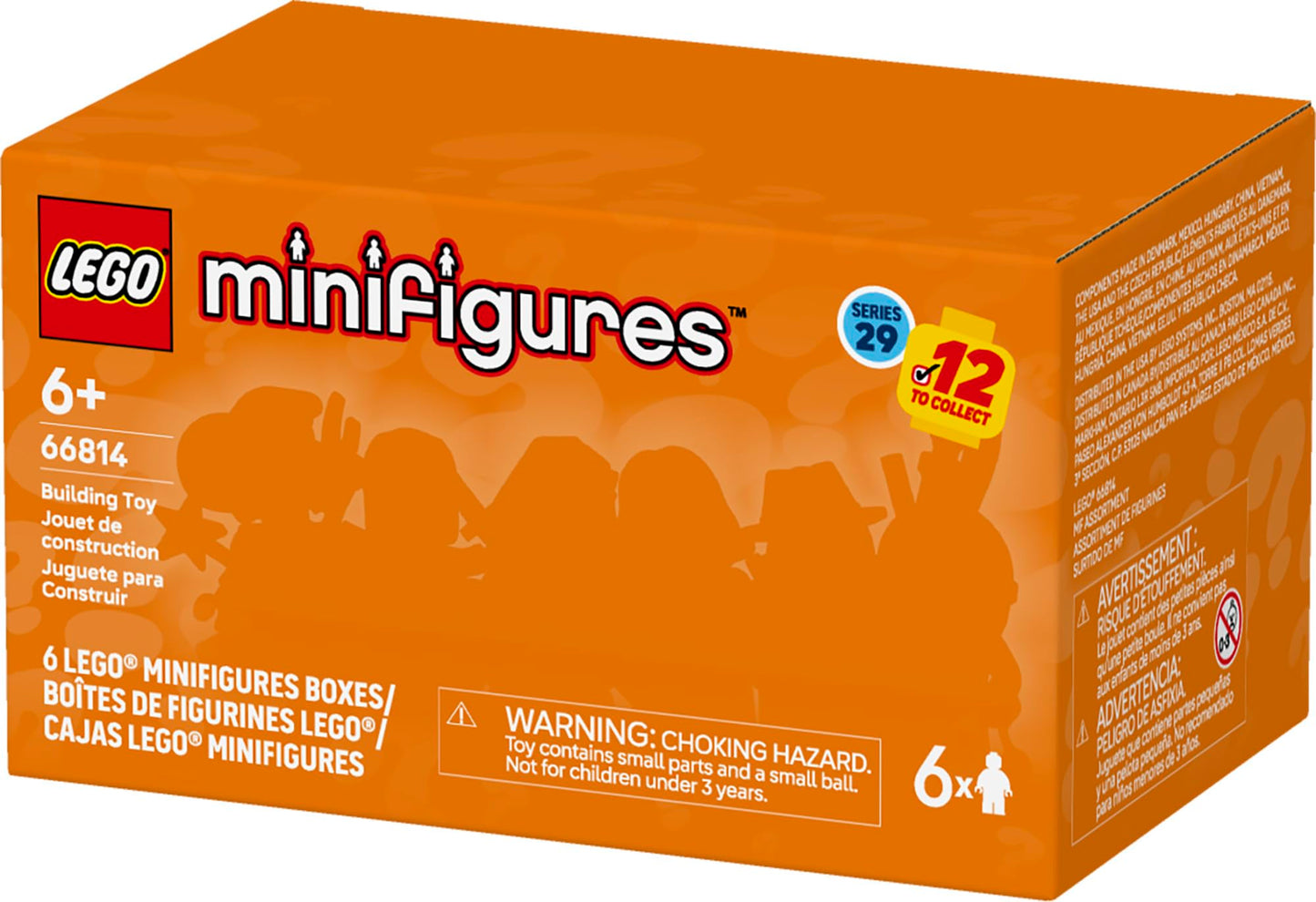 LEGO Minifigures Series 29 6 Pack - Mystery Box Multipack - Birthday Party Favors for Boys & Girls, Ages 6+ - Goodie Bag Stuffers for Kids - 66814 - Available at All In One Marketplace Canada