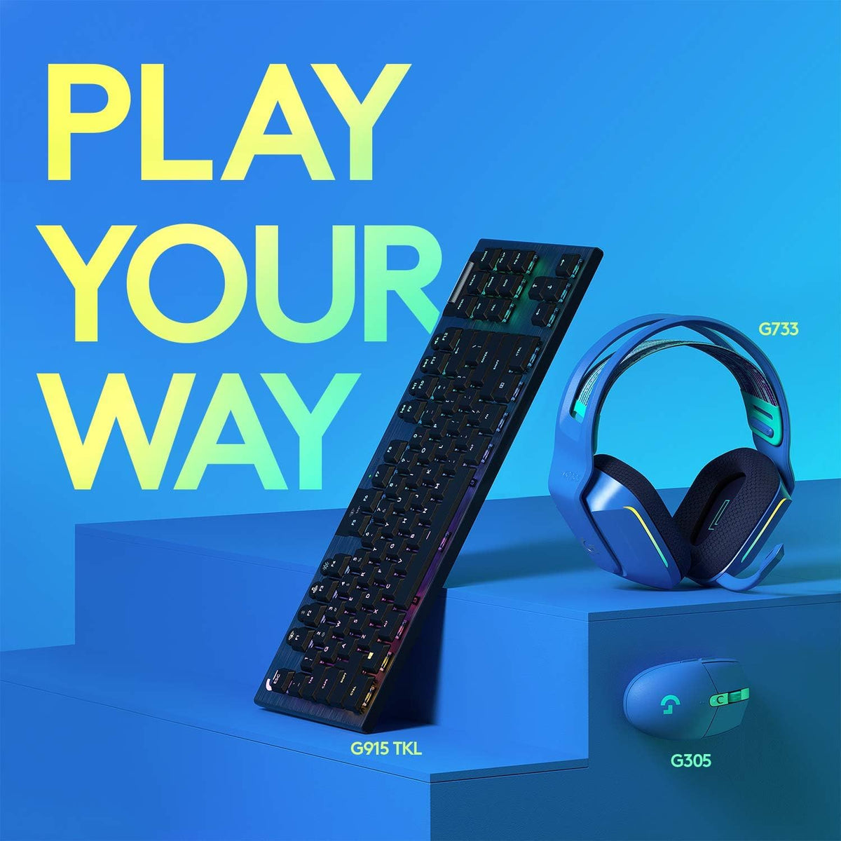 Logitech G305 Lightspeed Wireless Gaming Mouse - Blue