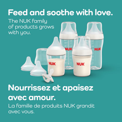 NUK Perfect Match Gift Set with 4 Baby Bottles, 2 Extra Nipples and 1 Pacifier 🍁 All In One Marketplace Canada