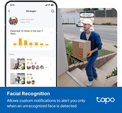 Tapo 4K 8MP Pan/Tilt Outdoor Security Camera, 360° View, No Monthly Fee, Person/Vehicle & Motion AI Track, Starlight Color Night Vision, SD/Cloud Storage, Works w/Alexa & Google Home (Tapo C560WS)