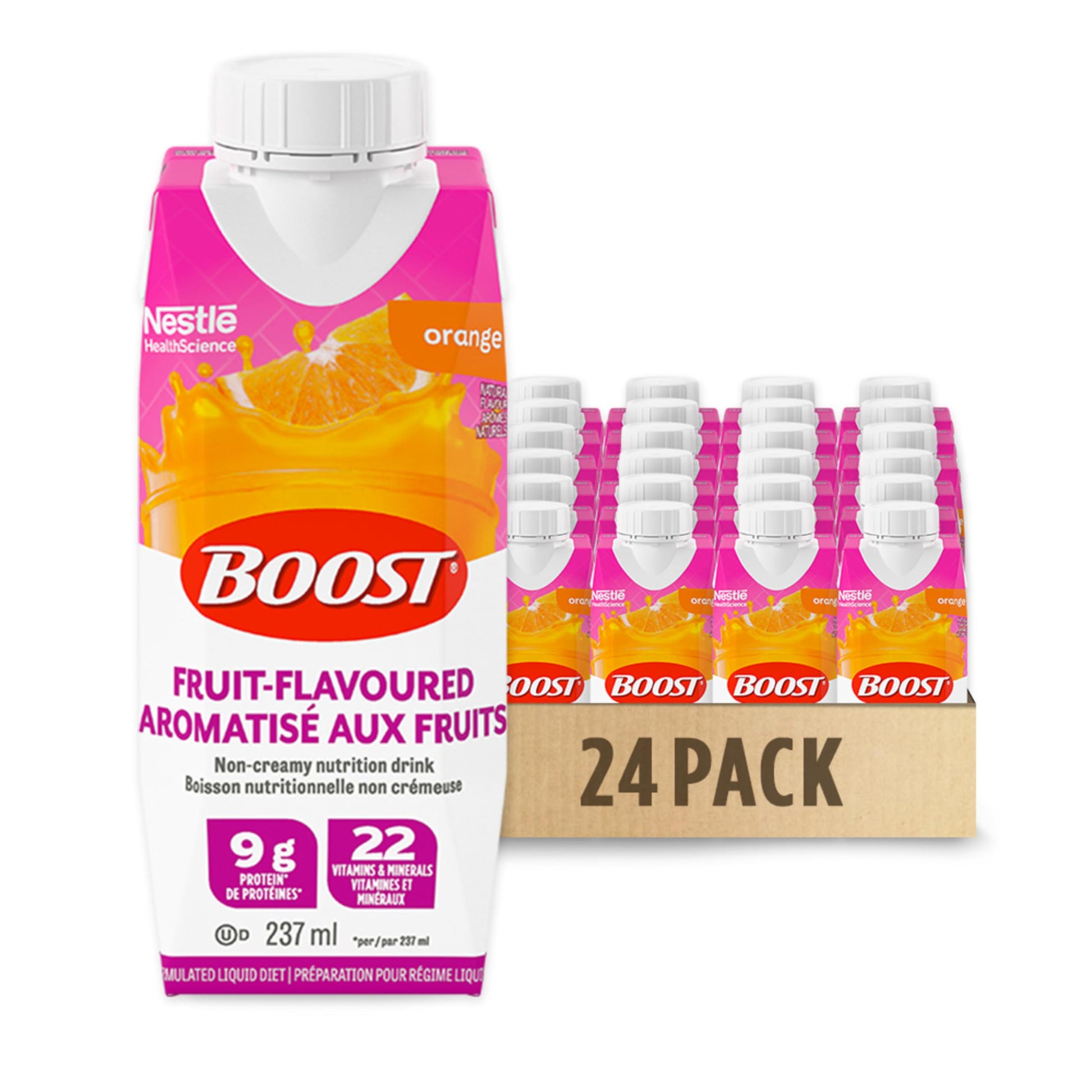 BOOST Orange Complete Nutrition Drink - 24 Pack (6.3 kg)