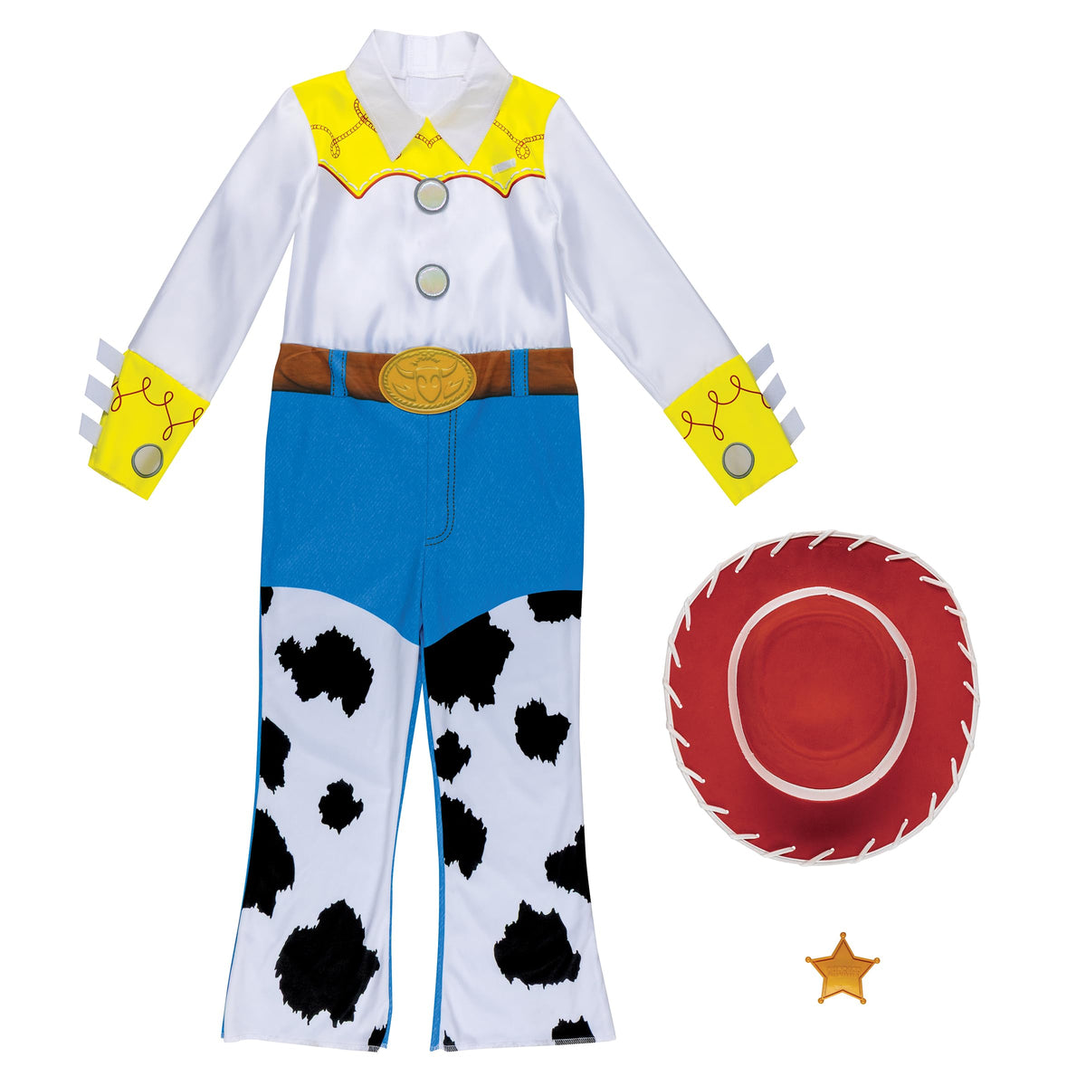Costume de Shérif Jessie de Toy Story pour enfant par Disney, déguisement officiel d'Halloween Toy Story 5, taille (2T)