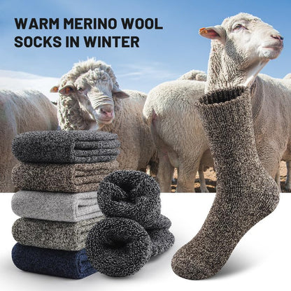 SIMIYA 5 Pairs Merino Wool Socks Extra Thick for Winter Cold Weather 🍁 All In One Marketplace Canada