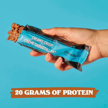 Barebells Creamy Crisp Protein Bars - 12 Pack, 1.94oz Each with 20g Protein & 1g Sugar