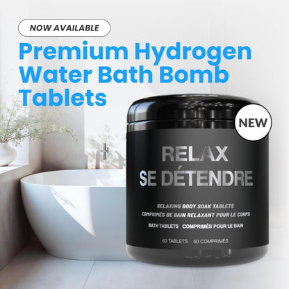 Drink HRW Molecular Hydrogen Water Tablets Rejuvenation - Unflavoured (60 Tablets) - Available at All In One Marketplace Canada