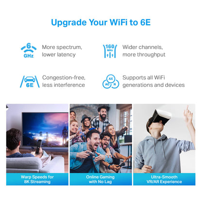 TP-Link Deco AXE5400 Tri-Band WiFi 6E Mesh System(Deco XE75 Pro) - 2.5G WAN/LAN Port, Covers up to 7200 Sq.Ft, Replaces WiFi Router and Extender, AI-Driven Mesh, New 6GHz Band, 3-Pack 🍁 All In One Marketplace Canada