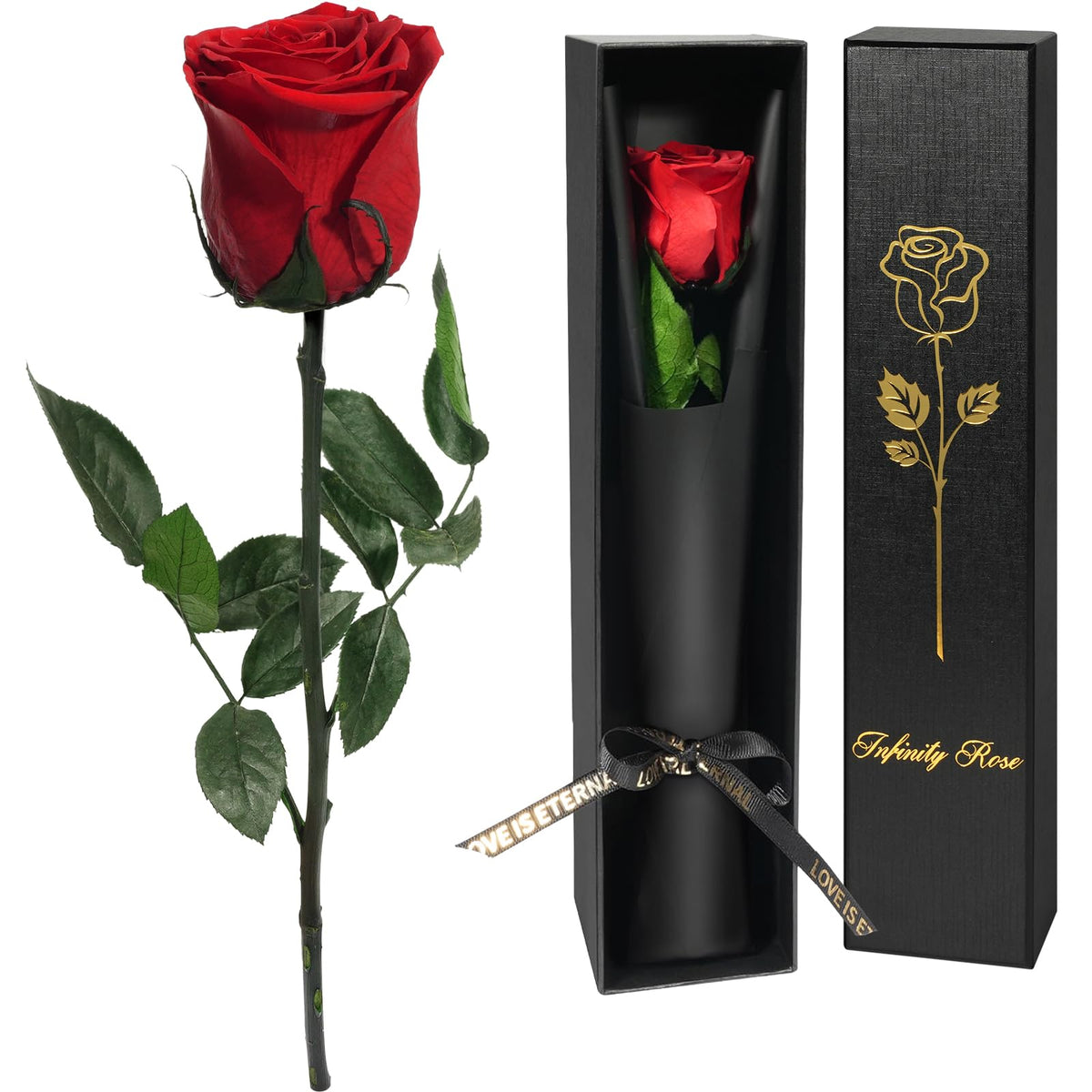 Yamonic Preserved Flowers Rose Gifts for Women Mom,Mothers Day Rose Flower Gifts for Mom,Real Flower Birthday Mom Gifts for Grandma,Wife,Girlfriend Gifts for Christmas,Valentine's Day,Anniversary(Red) 🍁 All In One Marketplace Canada