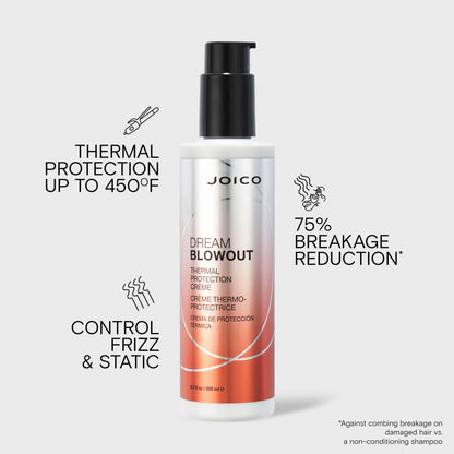 Joico Dream Blowout Thermal Protection Crème, Control Frizz, Faster Drying Time, For Most Hair Types - Available at All In One Marketplace Canada