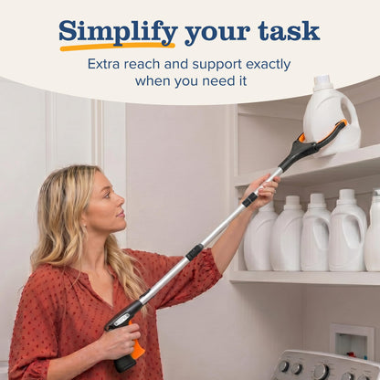 EZPIK® PRO 36" Long Reach Grabber Tool for Elderly - 90 cm Folding Magnetic Pick Up Stick - Grabber Stick for Disabled with Rotating Head - Available at All In One Marketplace Canada