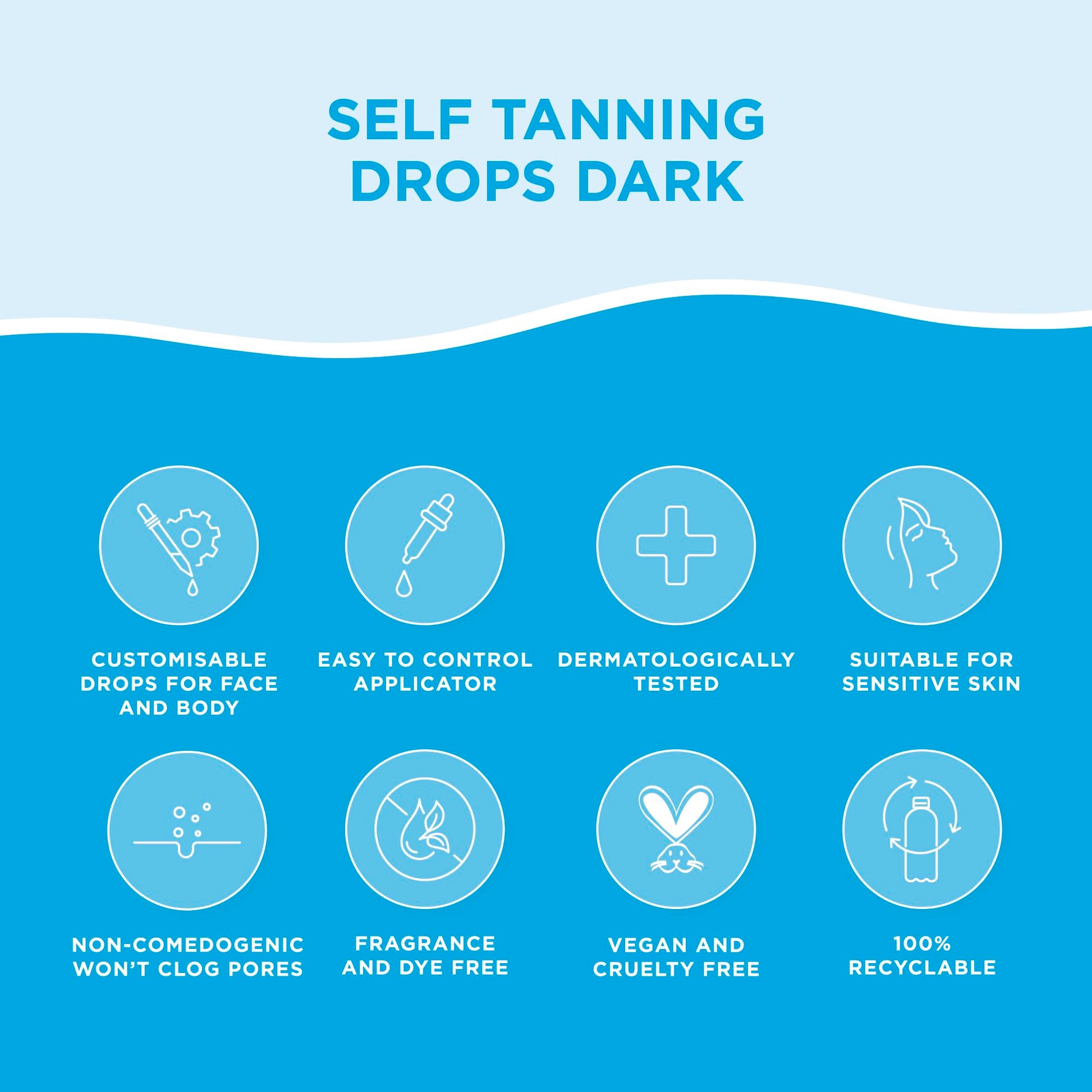 Bondi Sands Self Tan Drops - Dark 30ml (30mL) Bondi Sands