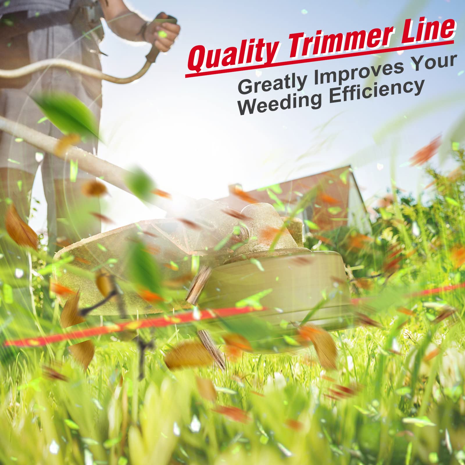 18 Pcs Replacement Trimmer Spools Compatible with Worx String Trimmer,150ft, 0.065in WA0010 Weed Eater Refils and WA6531 Spool Cap Cover Fit for Worx Weed Eater(15 Trimmer Spools+3 Spool Caps) - Available at All In One Marketplace Canada