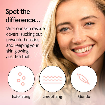 grace & stella Award Winning Invisible Spot Covers with Hydrocolloid (Round, 72 Count) - Spot Covers with Salicylic Acid and Tea Tree for Absorbing Impurities - Dermatologist Tested Skin Care, Cruelty Free, Vegan
