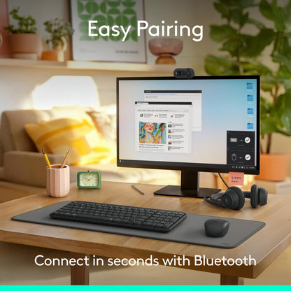 Logitech MK250 Wireless Bluetooth Keyboard and Mouse Combo - Graphite