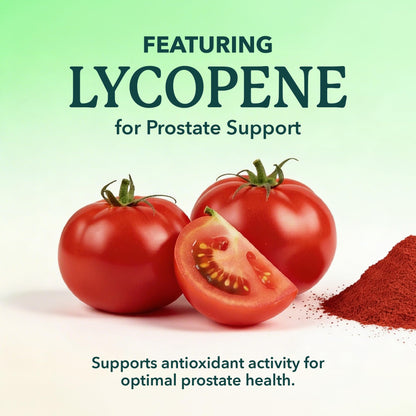 Probiotics for Men | Gut Health & Prostate Support | 50 Billion CFU with 15 Probiotic Strains | With Lycopene for Prostate Support | Men’s Gut Health Supplements | Non-GMO | Made in Canada | 60 Ct