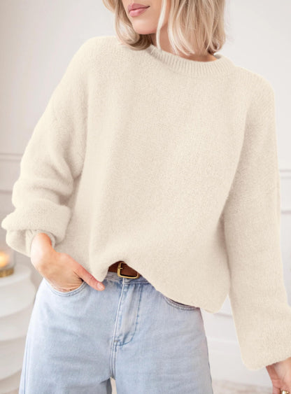 PRETTYGARDEN Women's Fall Oversized Holiday Sweaters Beige,M 🍁 All In One Marketplace Canada