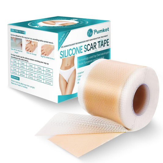 Pumkot Silicone Scar Sheets, Silicone Scar Tape(1.6” x 120” Roll-3M) - Available at All In One Marketplace Canada