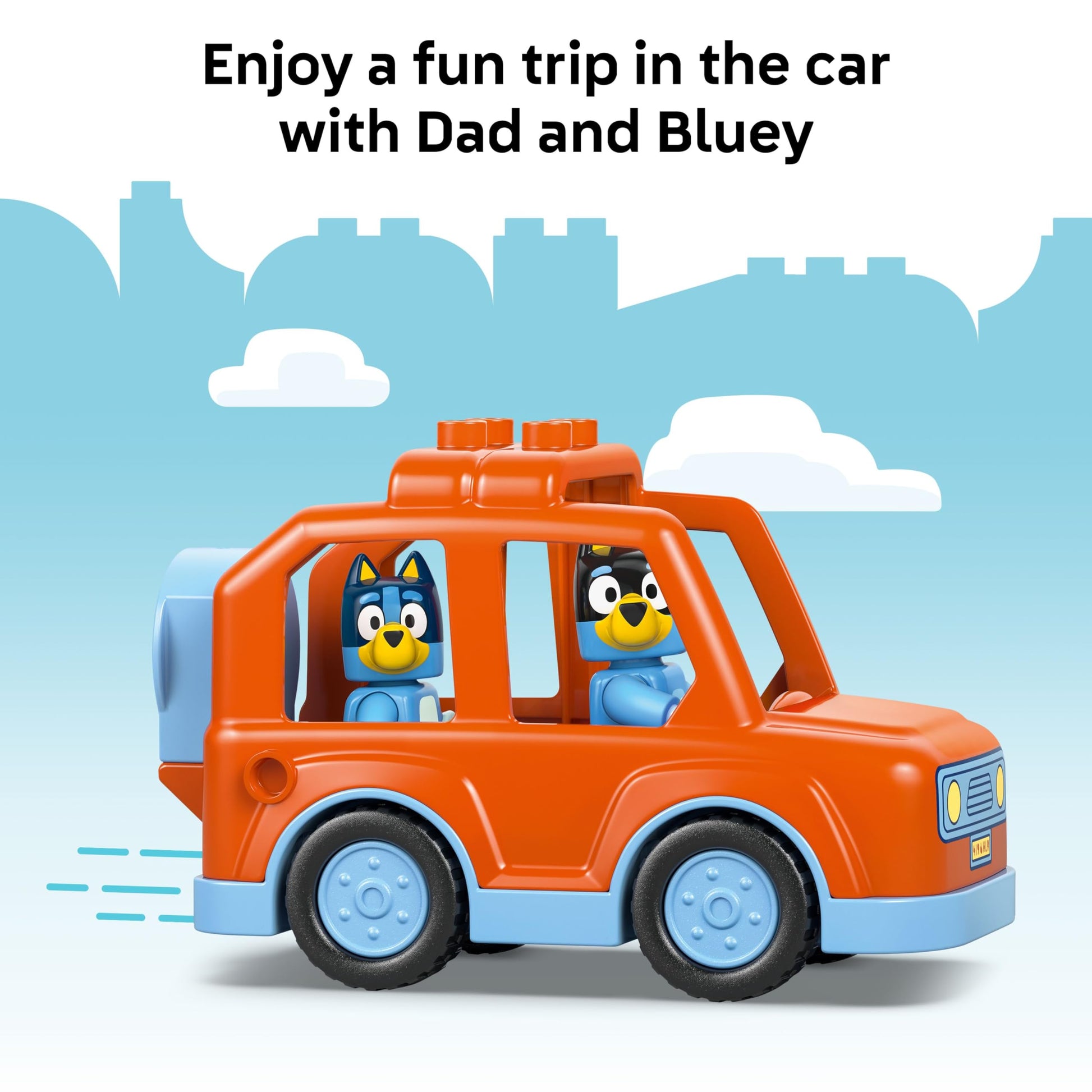 LEGO DUPLO Bluey Ice Cream Trip with Bluey - Toddler Toy for Kids, Boys, and Girls Ages 2+ - Includes Figure and Ice Cream Stand - Sensory Toy for Pretend Play - Preschool Gift Idea - 10458 LEGO