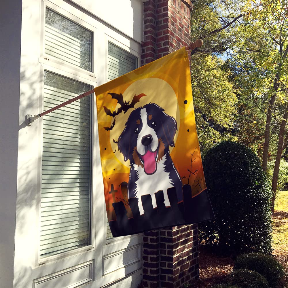 Drapeau de maison en toile Caroline's Treasures BB1795CHF Bouvier bernois d'Halloween, multicolore, grand modèle