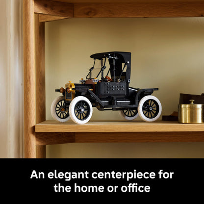 LEGO Icons Ford Model T Building Set for Adults - Collectible Kit with Detailed Features for Bedroom, Home Office, or Shelf Decor, Gift for Men, Women & Car Fans Ages 18+ - 11376 LEGO