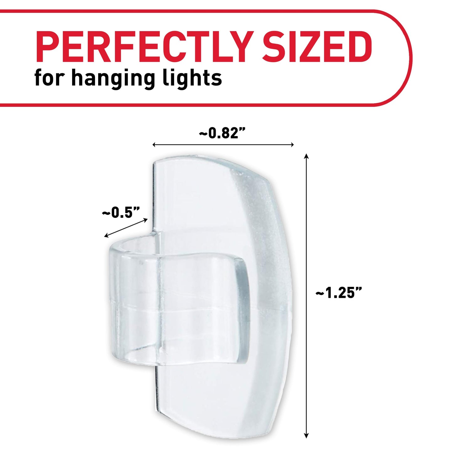 Command Outdoor Light Clips, Damage Free Hanging Outdoor Light Clips with Adhesive Strips, No Tools Wall Clips for Hanging Outdoor Lights and Cables, 20 Clear Clips and 24 Command Strips 🍁 All In One Marketplace Canada