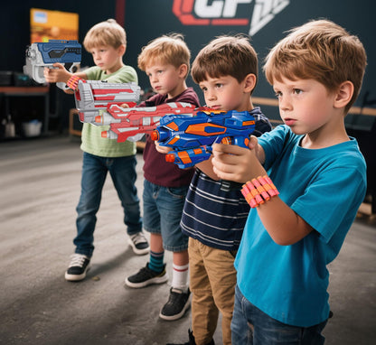 Kasebro 4 Pack Blaster Set for Kids Team Battle with 80 Darts & Wrist Bands 🍁 All In One Marketplace Canada
