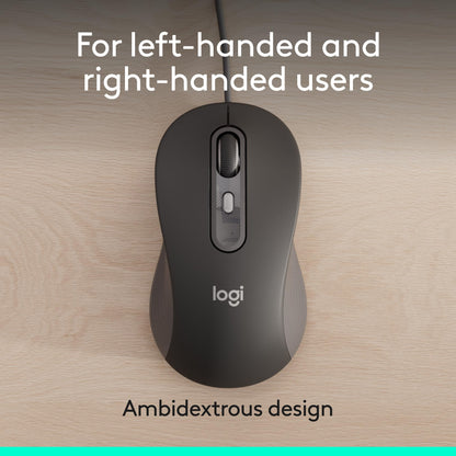 Logitech Signature for Business Wired M520 L Optical Mouse USB - Graphite