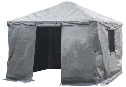 Sojag Winter Cover for Gazebos, Waterproof 8' x 8' Gazebo Accessory with Roll-Up Door, and Vented Panels, All-Season Outdoor Storage 🍁 All In One Marketplace Canada