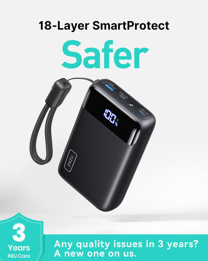 INIU Power Bank, Smallest 20000mAh 22.5W Fast Charging Portable Charger