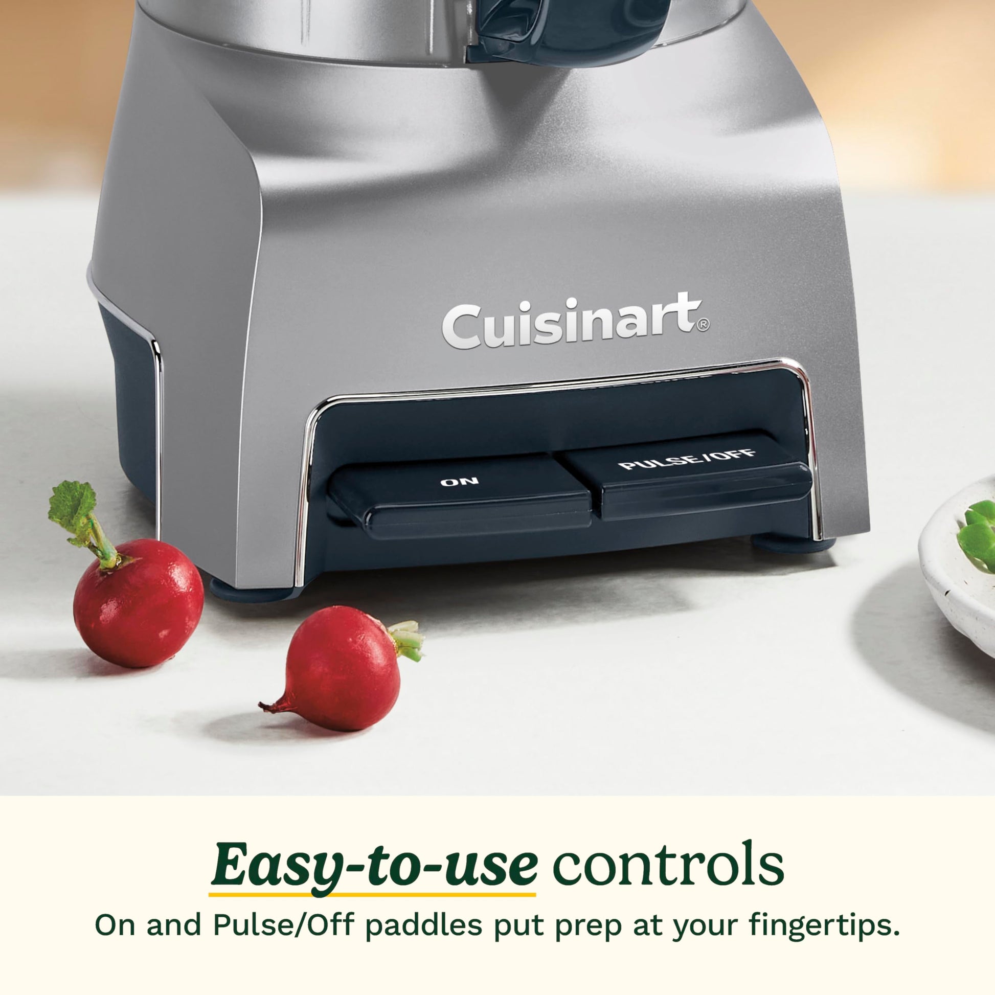 Cuisinart Food Processor, 5-Cup Capacity, Chop and Shred with Reversible Disc, Universal Chopping Blade, Compact Base, High-Performance Motor, Cord Storage, Silver (FP-5C) 🍁 All In One Marketplace Canada Cuisinart