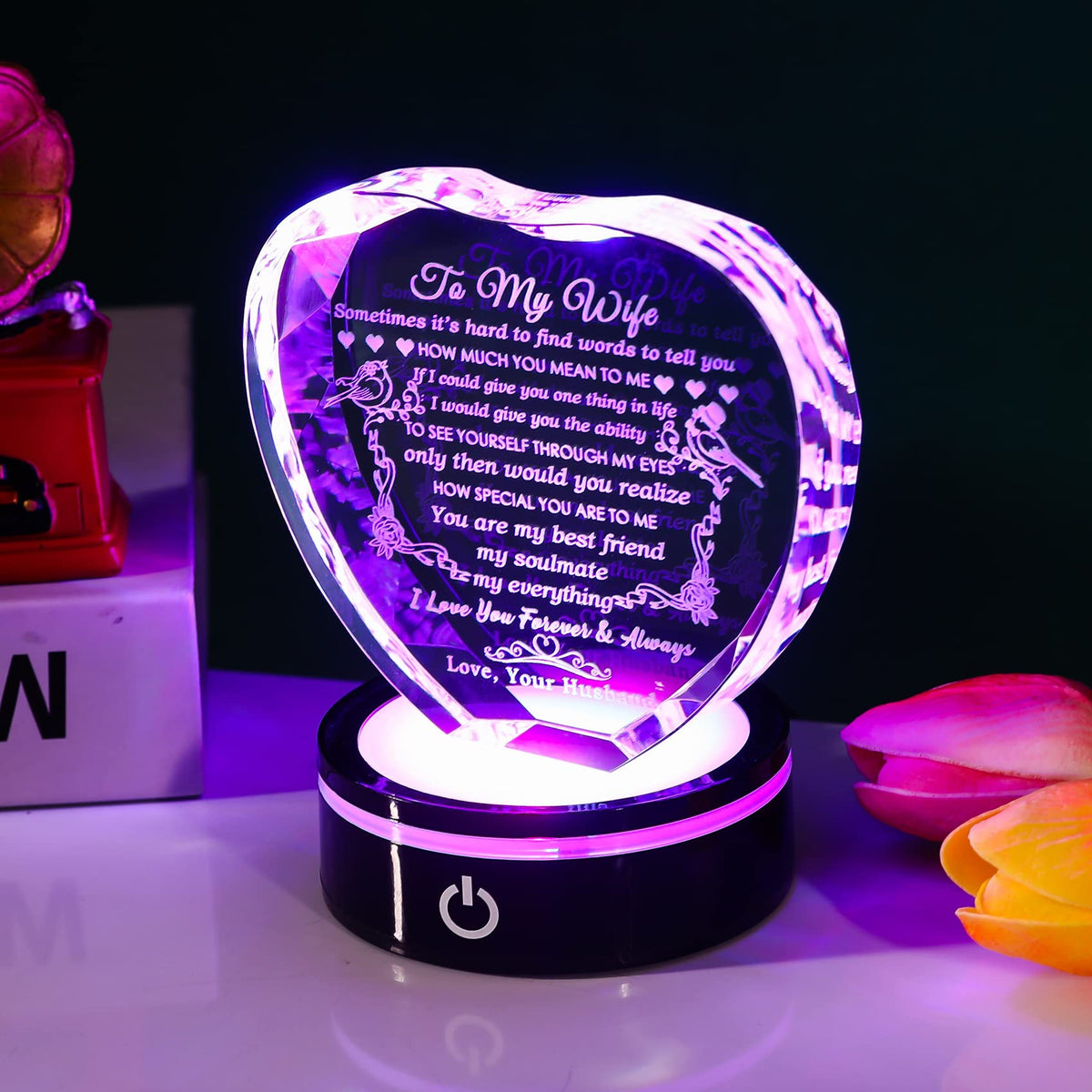 YWHL Gifts for Wife I Love You Gift Idea for Wedding Anniversary & Birthday 🍁 All In One Marketplace Canada