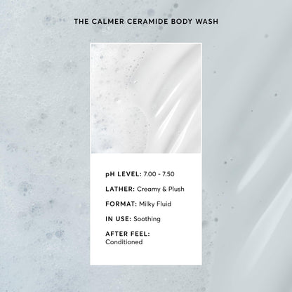 Naturium The Calmer Ceramide Body Wash, Fragrance-Free, Cleansing & Moisturising for Dry, Sensitive Skin, Dermatologist-Tested, Paraben & Cruelty-Free, 500 mL / 16.9 fl oz