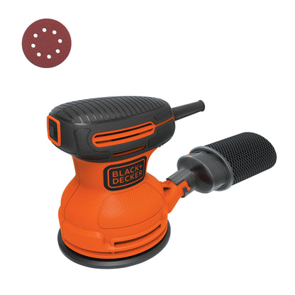 BLACK+DECKER Random Orbit Sander, 5-Inch (BDERO100)