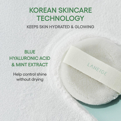 LANEIGE Neo Blurring Powder: Korean Oil-Control Compact with Pore Blurring, Smoothing Finish & Travel-Friendly, No-Spill Packaging - Available at All In One Marketplace Canada