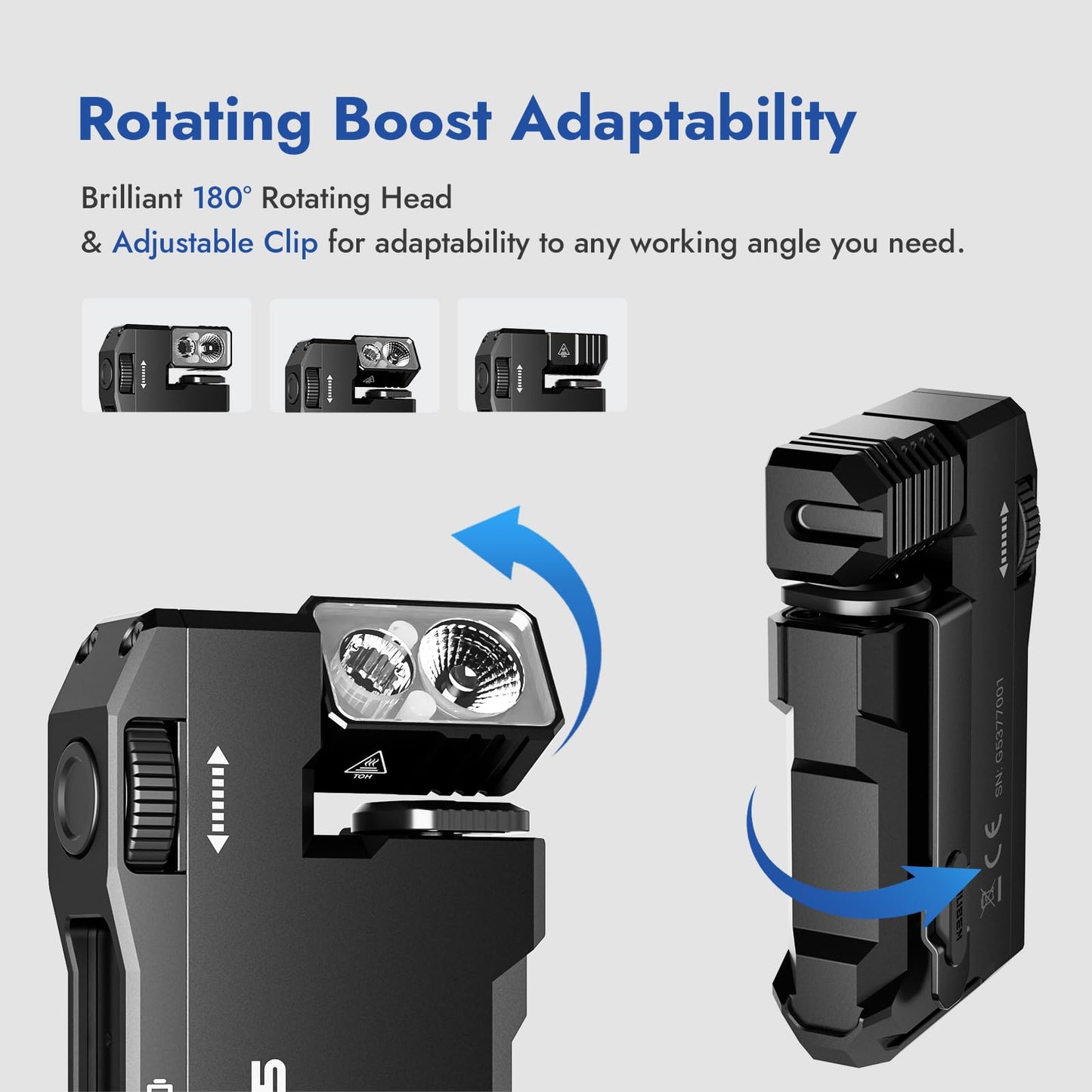WUBEN G5 Flashlight Rechargeable, Mini EDC Flashlight Camping, Torch Light - Available at All In One Marketplace Canada