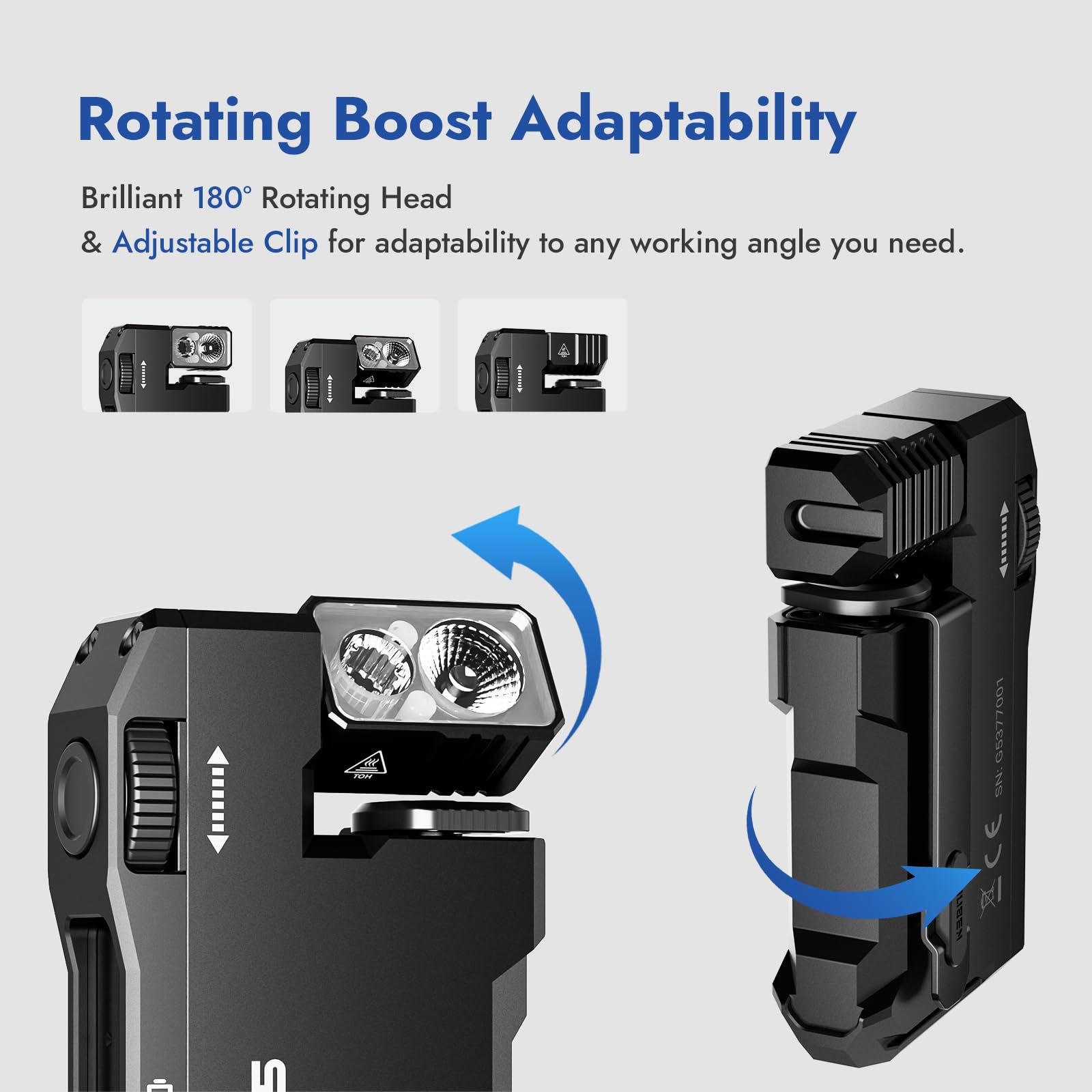 WUBEN G5 Flashlight Rechargeable, Mini EDC Flashlight Camping, Torch Light - Available at All In One Marketplace Canada