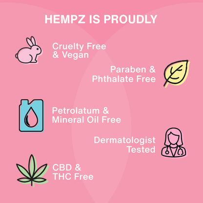 HEMPZ Body Lotion - Sweet Jasmine & Rose Daily Moisturizing Cream, Shea Butter Hand and Body Moisturizer - Hemp Lotion - Skin Care Products, Hemp Seed Oil - 17 oz. - Available at All In One Marketplace Canada