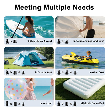 Paddle Board Pump, SUP Electric Air Pump, Portable 20 PSI Air Compressor, Auto-Off Inflation & Deflation Function with 12V DC Car Cigarette Lighter for Paddle Board,Inflatable Sups, Kayaks and Boats