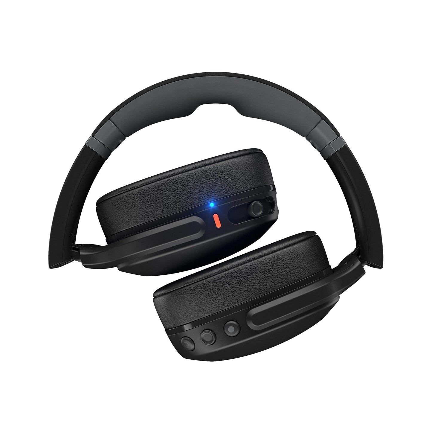 Skullcandy Crusher Evo Wireless Bluetooth Headphones with Multi-Sensory Bass, Noise Isolating Over-Ear Fit, Up to 40 Hours Battery, Microphone for iPhone Android - True Black - Available at All In One Marketplace Canada